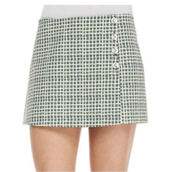 Tory Burch Marlene Faux-Wrap Textured Skort, size 2 - Picture 1 of 13